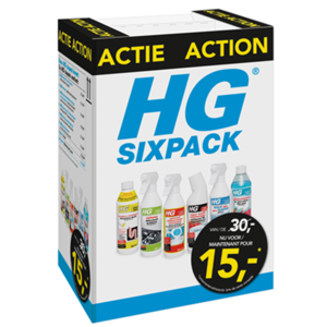 HG schoonmaak sixpack