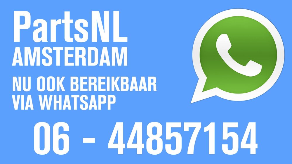 PartsNL Amsterdam ook bereikbaar via Whatsapp PartsNL Amsterdam ook bereikbaar via Whatsapp